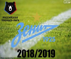 Puzzle FK Ζενίτ, πρωταθλητής 2018-2019